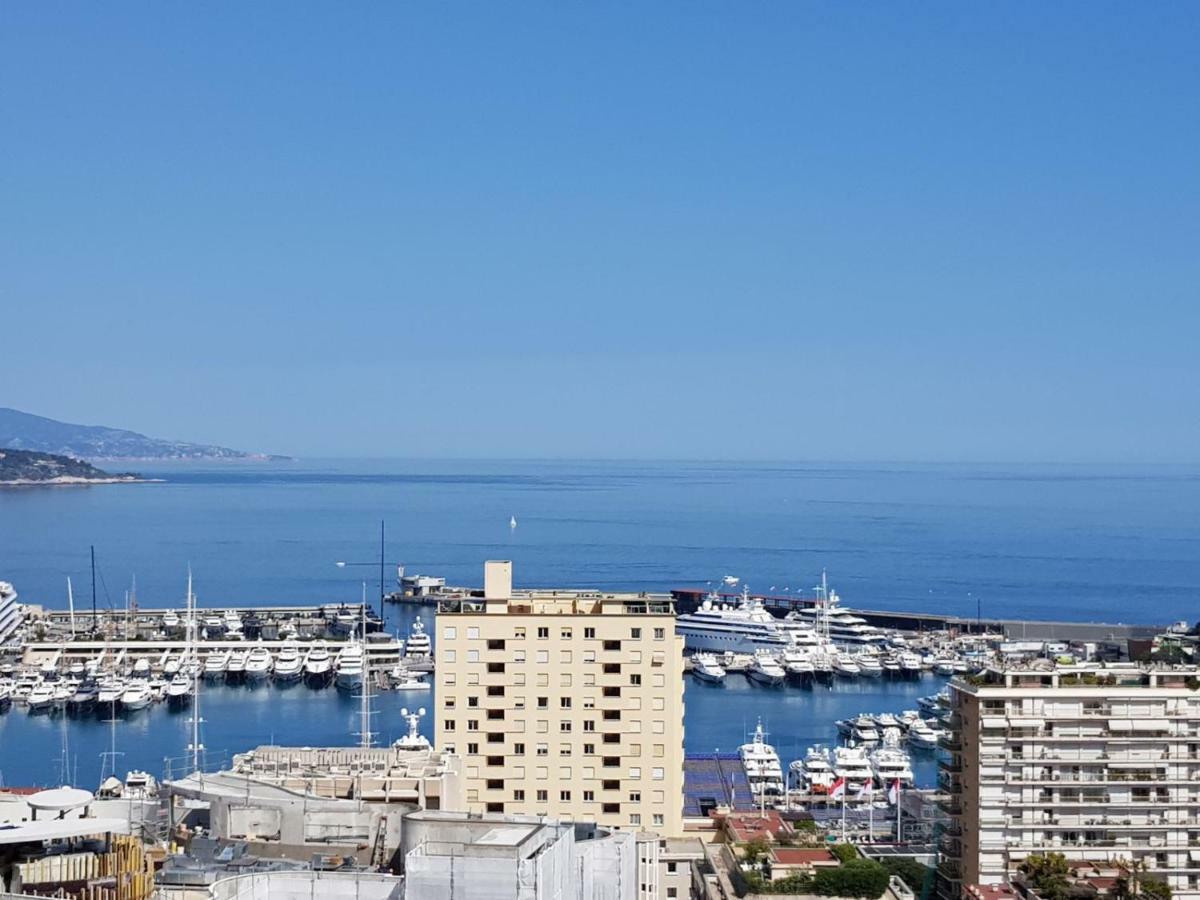 Plein Coeur De Monaco, A 300 Metres A Pied Du Port De Monaco, 4 Pieces Dans Des Escaliers Vue Mer Exceptionnelle Екстериор снимка